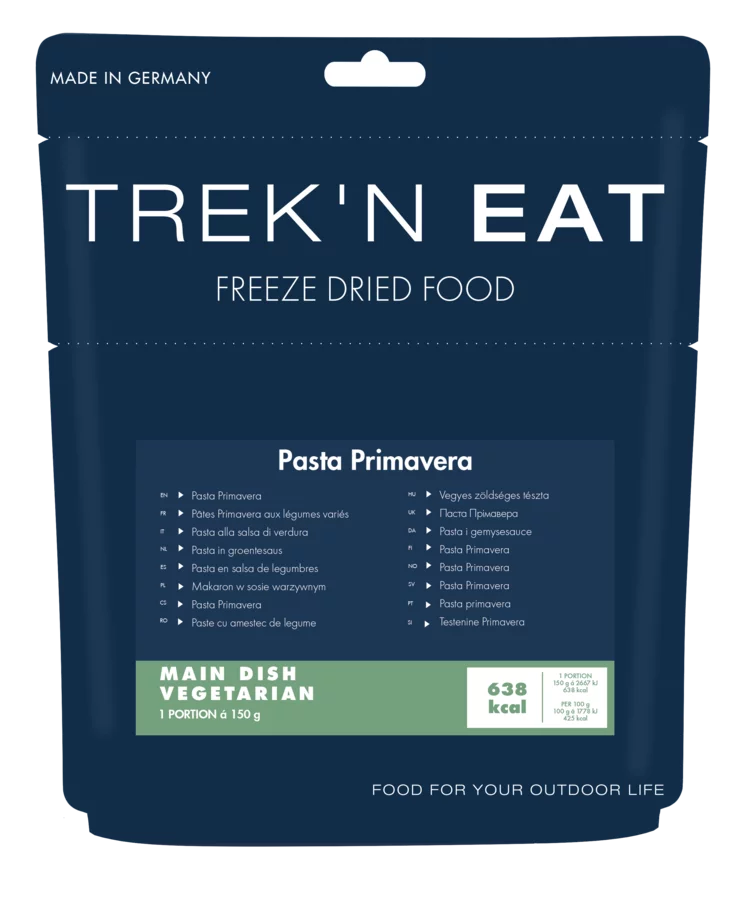 Massa Primavera Trek’n Eat Alimentação Refeição Vegen Saudável TrekN'EAT