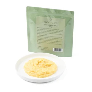 sobremesa de maçã com especiarias para atividades outdoor