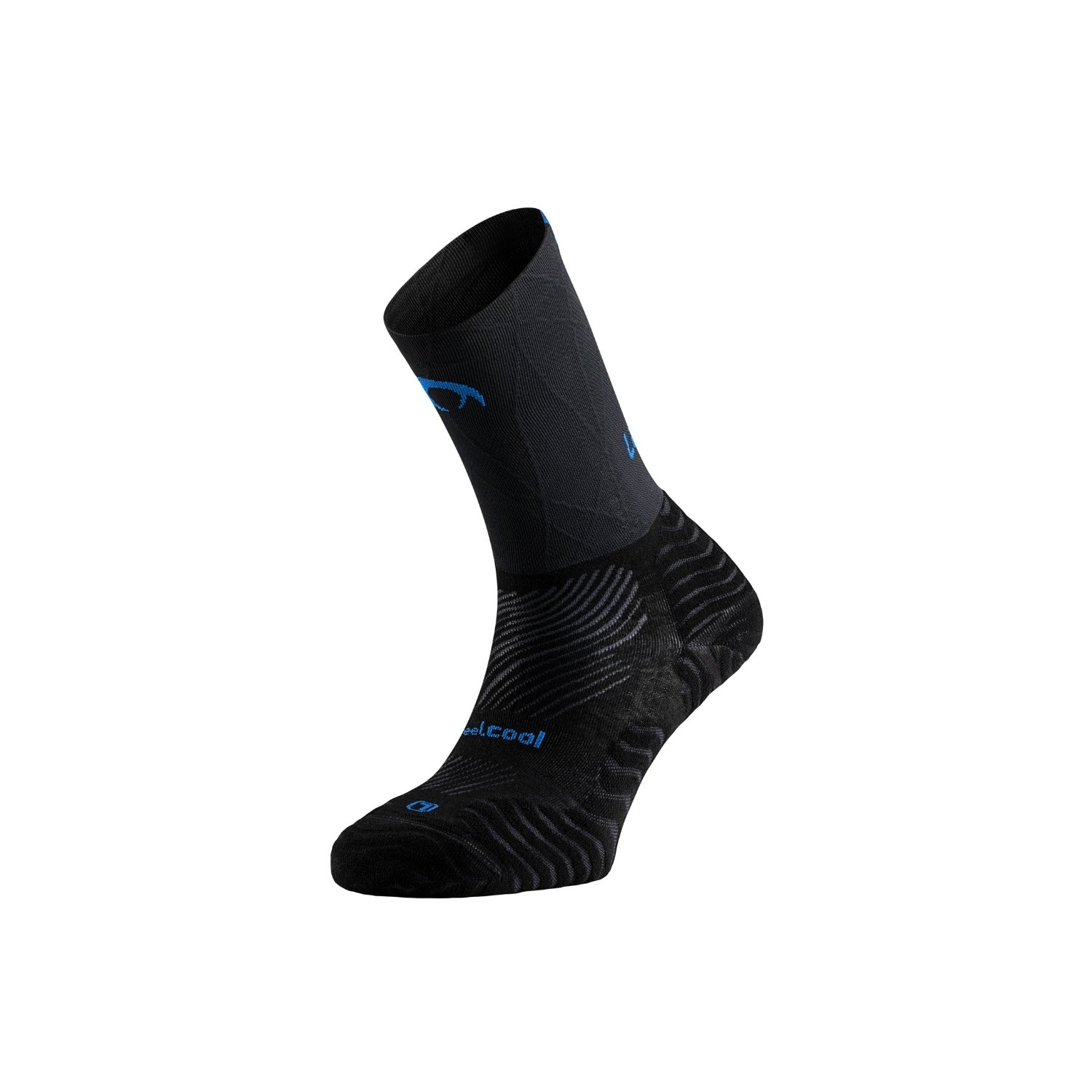Street pro five compression Atividades Detalhe das meias running Road Pro com tecnologia Bmax