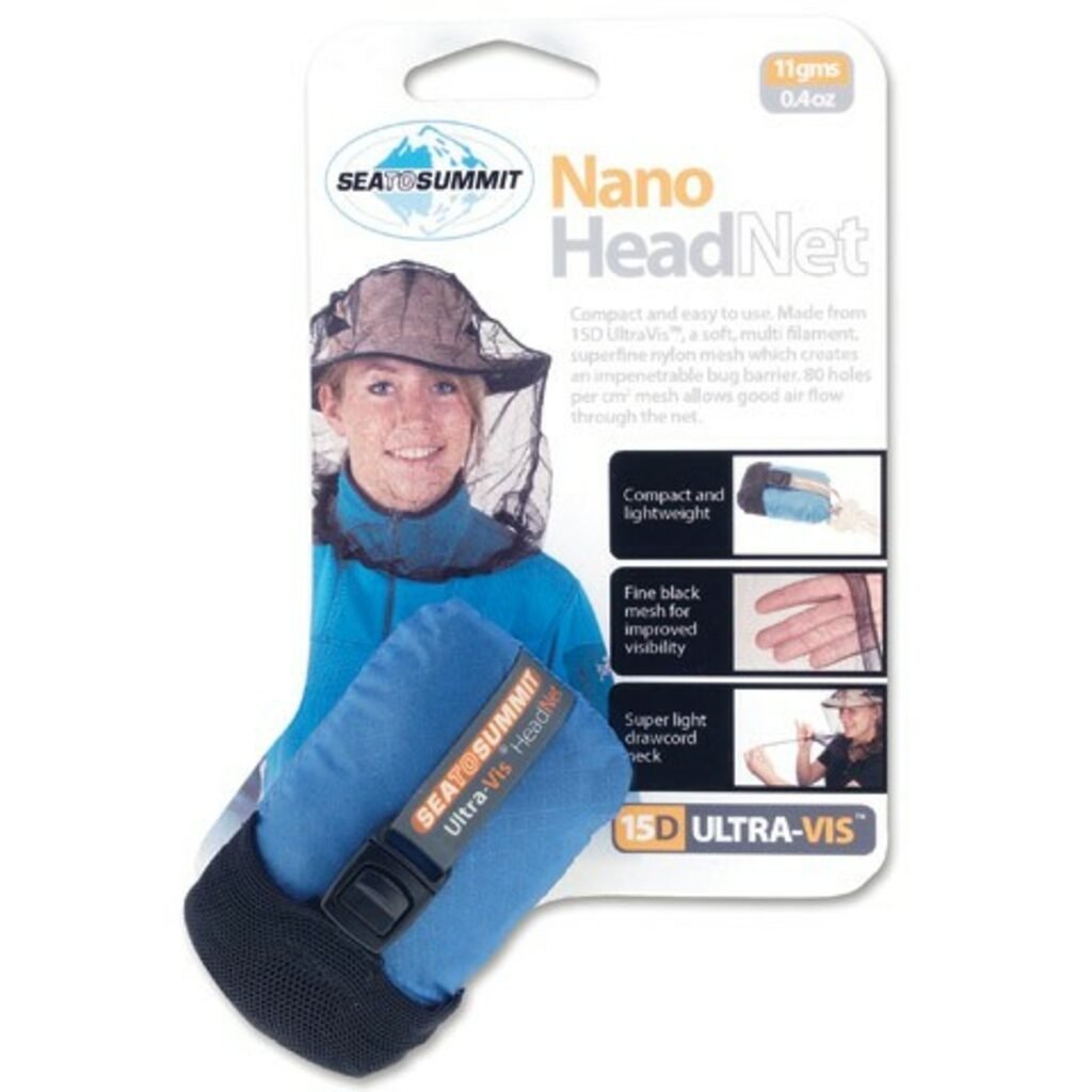 Mosquiteiro de cabeça Nano Acessórios Mosquiteiro de cabeça Nano - Sea to Summit (imagem 4)