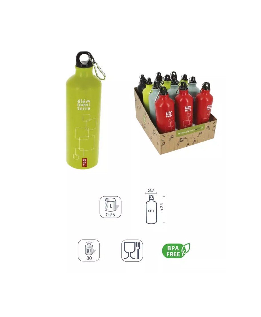 Cantil de alumínio 750 ml Pear Alta-Montanha Cantil de alumínio 750 ml Pear (imagem 3)