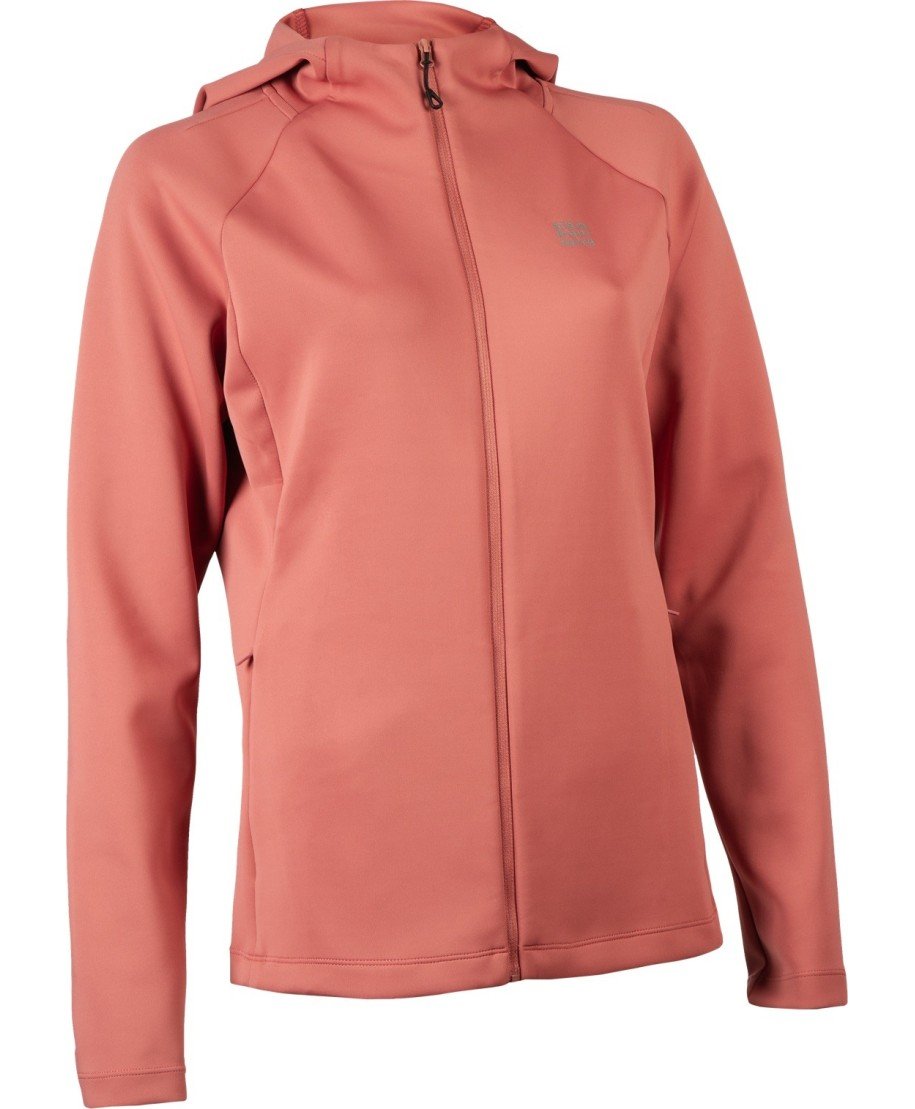 Casaco softshell com capuz para mulher Knok Alta-Montanha Casaco softshell com capuz para mulher Knok