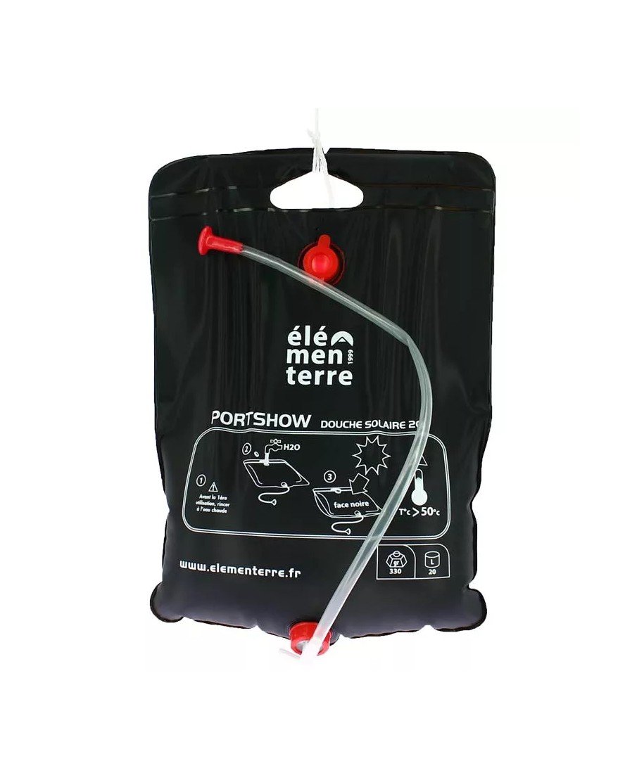 Duche solar portátil 20 L Portshow Acessórios Duche solar portátil 20 L Portshow