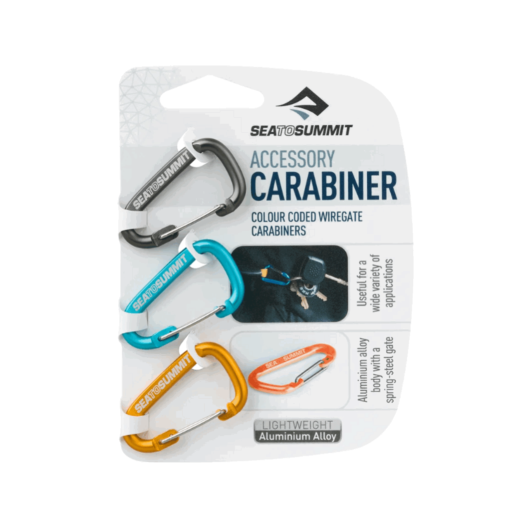 Mosquetões pequenos (pack de 3) Acessórios Mosquetões pequenos (pack de 3) - Sea to Summit
