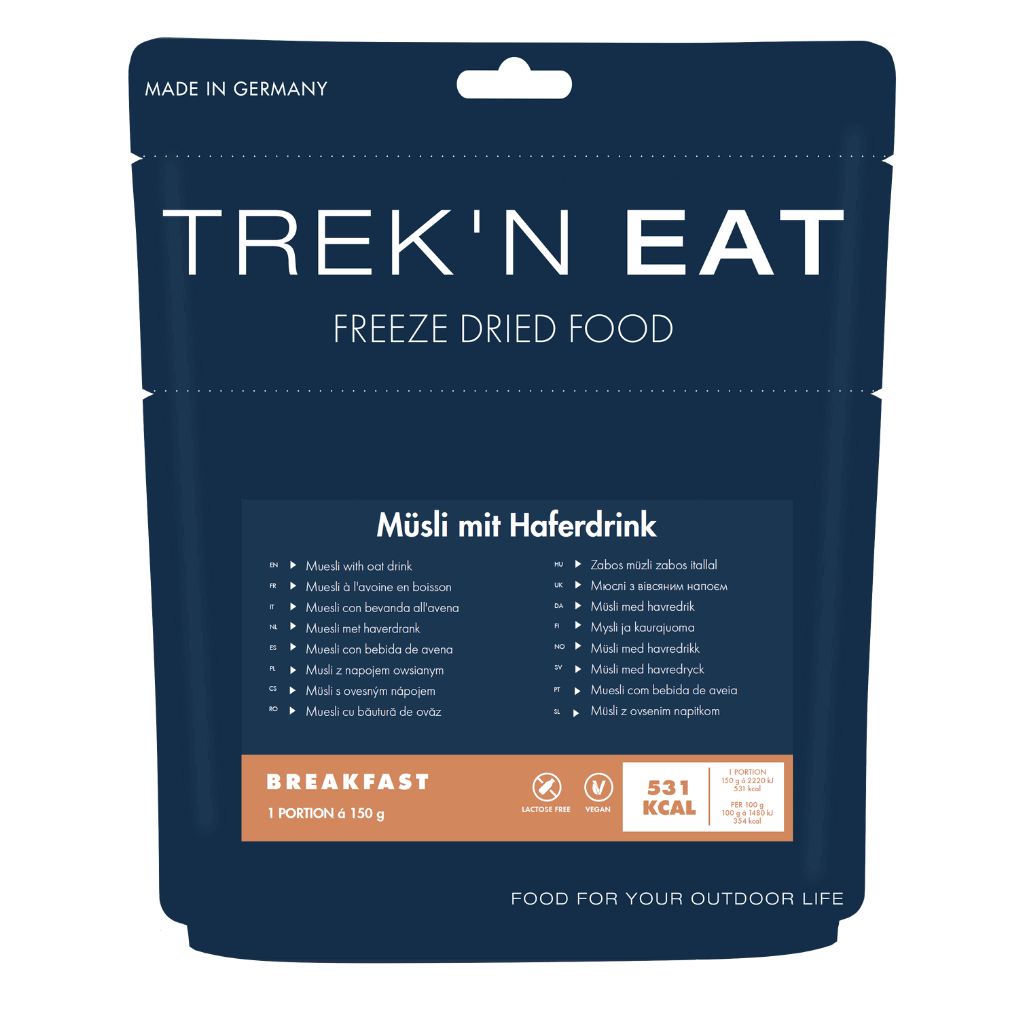 Muesli com bebida de aveia Alimentação Muesli com bebida de aveia - Trek'n Eat (imagem 2)