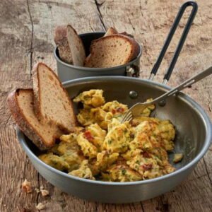 Ovos mexidos com cebola Trek'n Eat