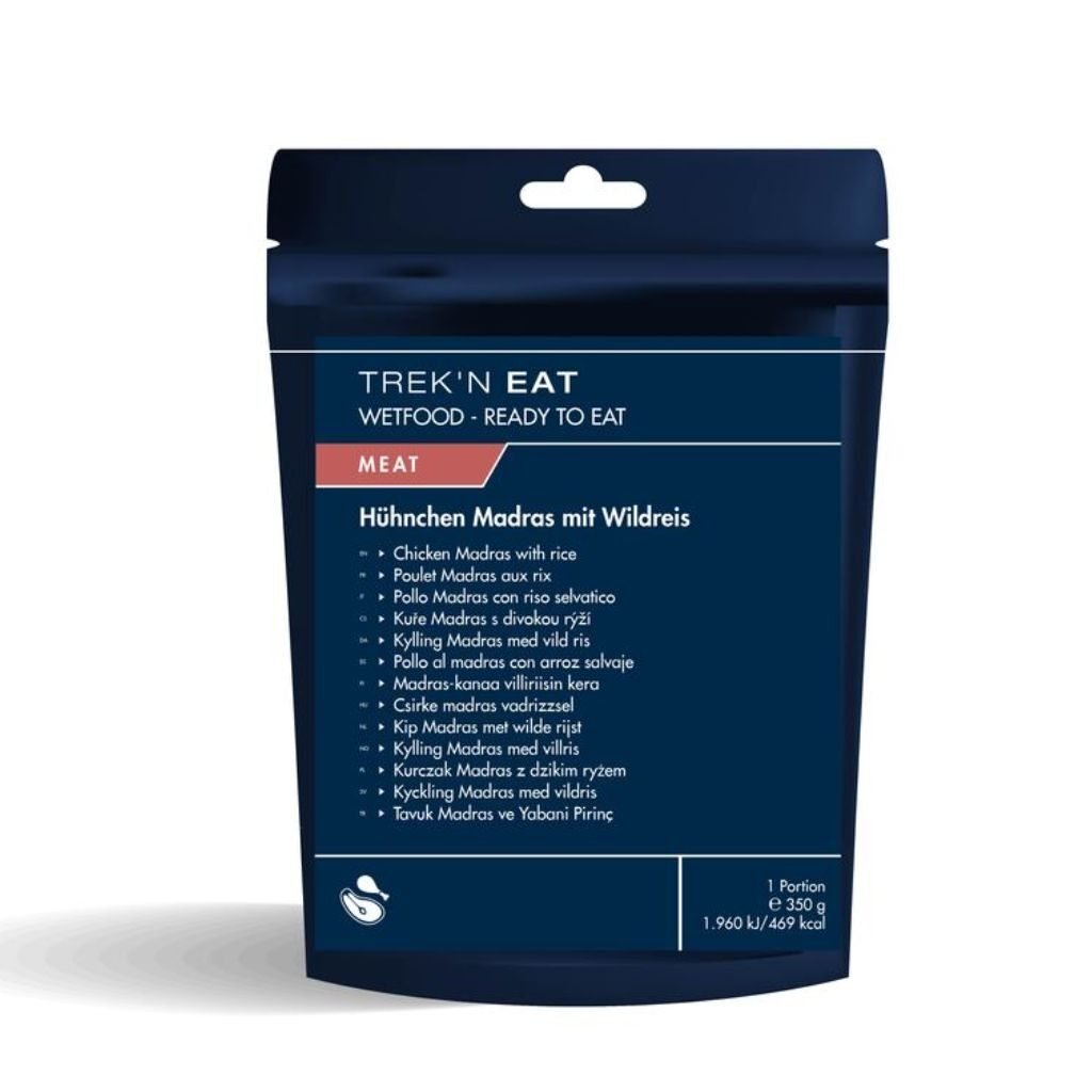 Frango Madras com arroz selvagem Alimentação Frango Madras com arroz selvagem - Trek'n Eat