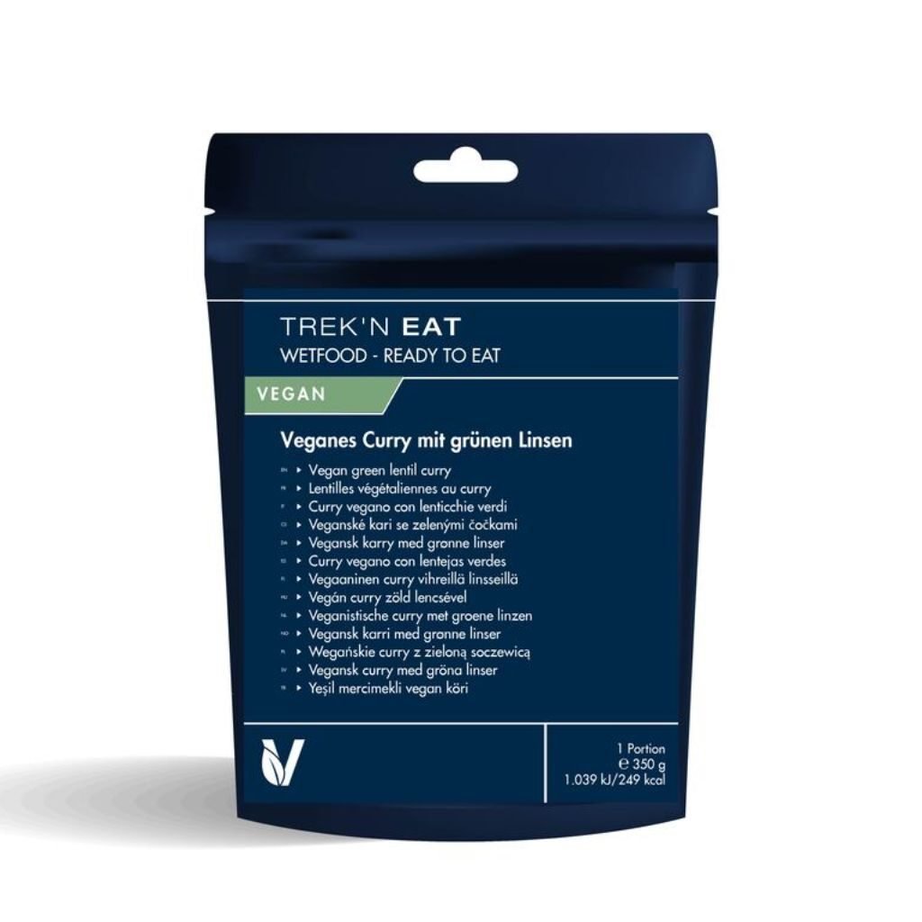 Caril vegano com lentilhas verdes Alimentação Caril vegano com lentilhas verdes - Trek'n Eat