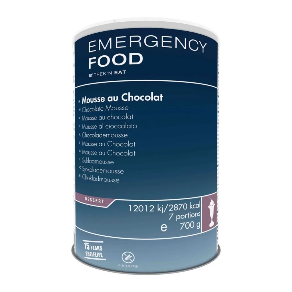 Mousse de chocolate em lata Alimentação Mousse de chocolate em lata - Trek'n Eat